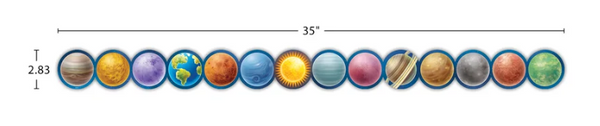Outer Space Crew Planets Die-Cut Border Trim