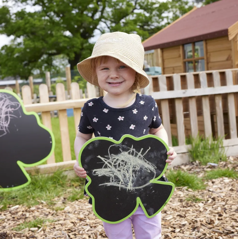 PVC Free Handheld Chalkboards Nature 8 pk