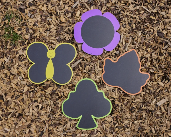 PVC Free Handheld Chalkboards Nature 8 pk