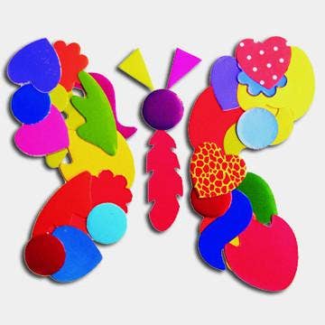 Paper Popz Colours and Patterns Pasting Pieces 1500 pieces