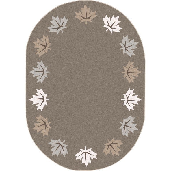 Parliament Hill Oval Neutral Carpet 5ft 4in x 7ft 8in