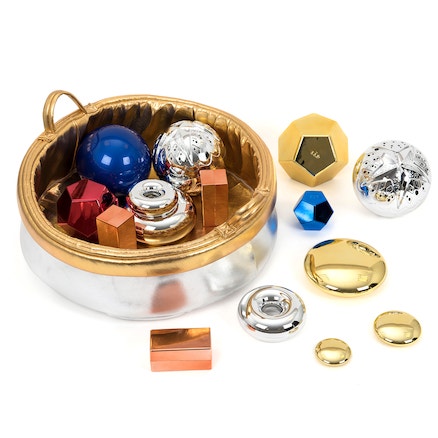 Metallic Collection Basket