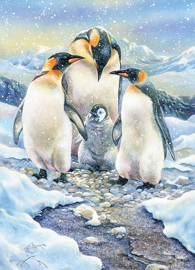 Penguin Family 350 pc Family Puzzle