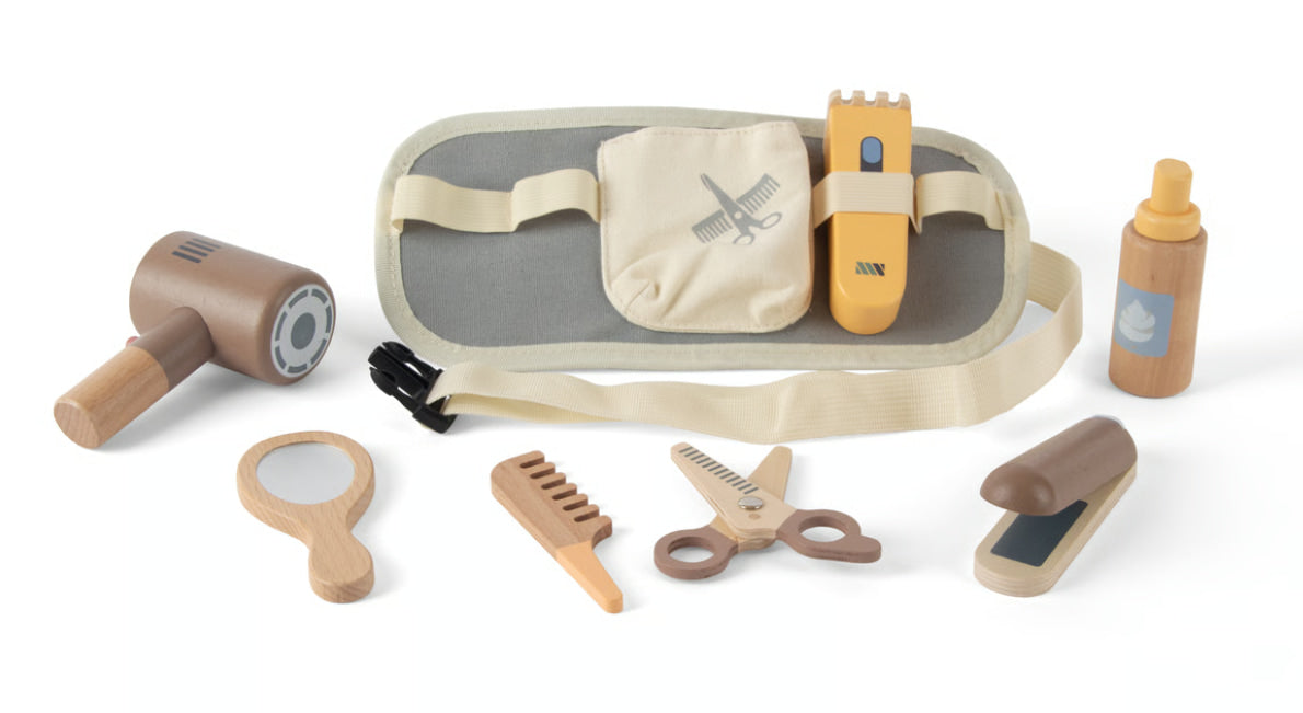 Playful Wood Barber Set
