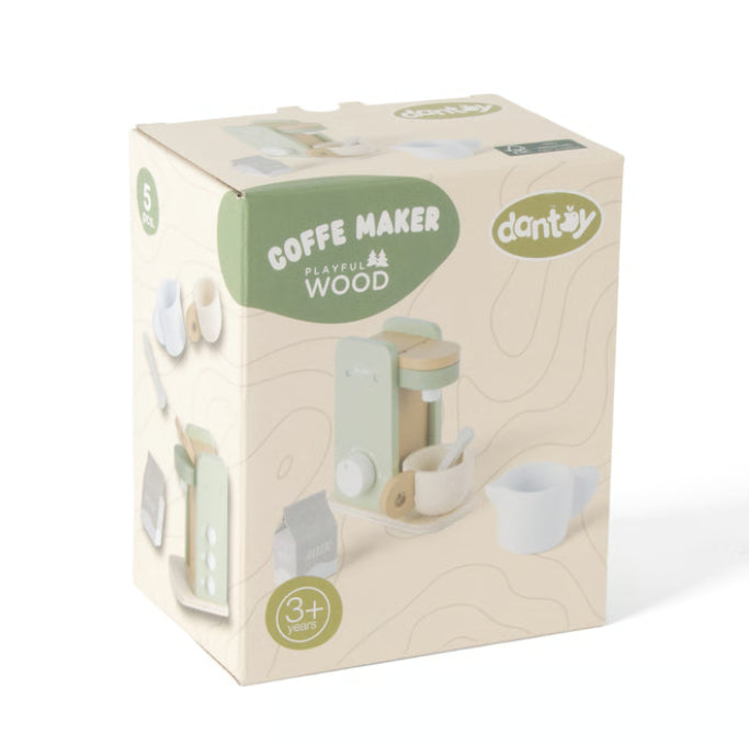 Playful Wood Coffee Machine