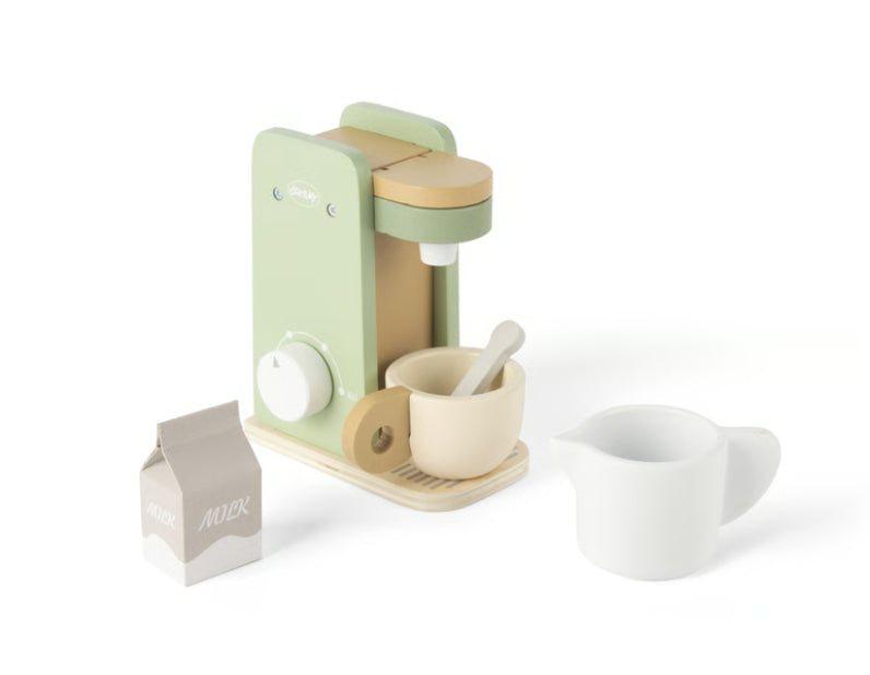 Playful Wood Coffee Machine