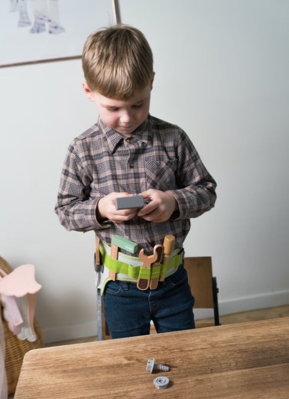 Playful Wood Tool Belt