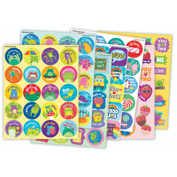 Positive Words Smelly Stickers Variety Pack