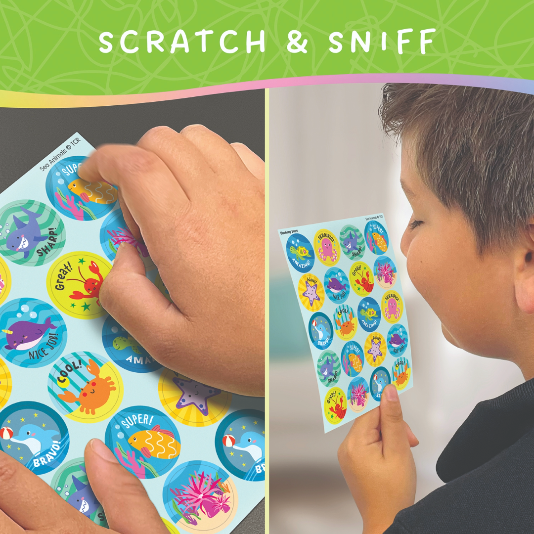Positive Words Smelly Stickers Variety Pack