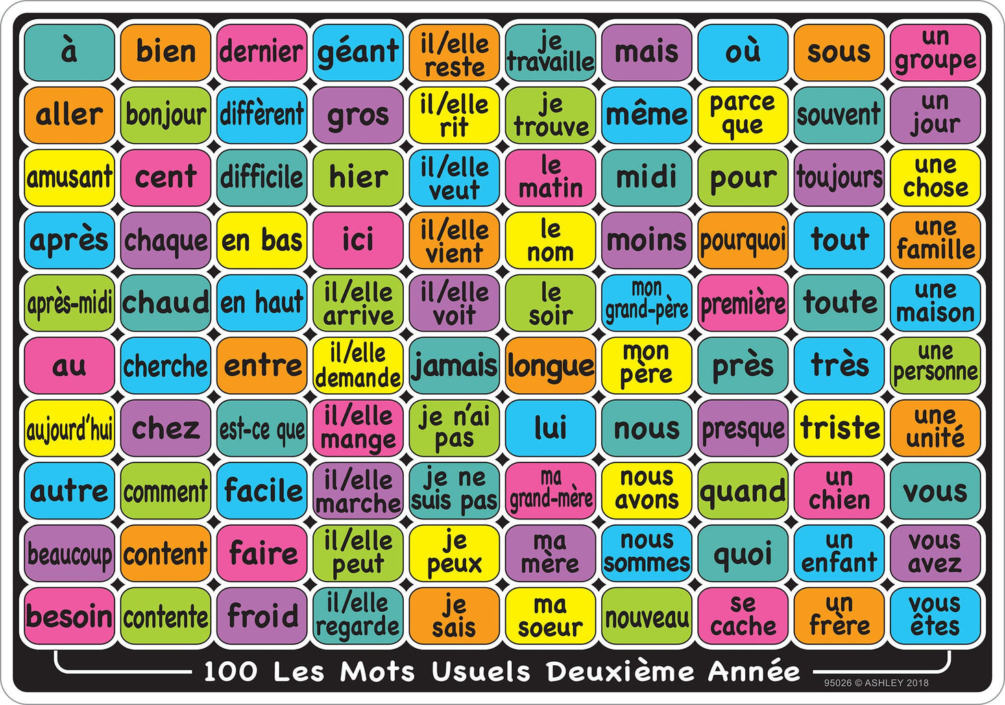 Premiere and Deuxieme Annee Smart Poly Learning Mat
