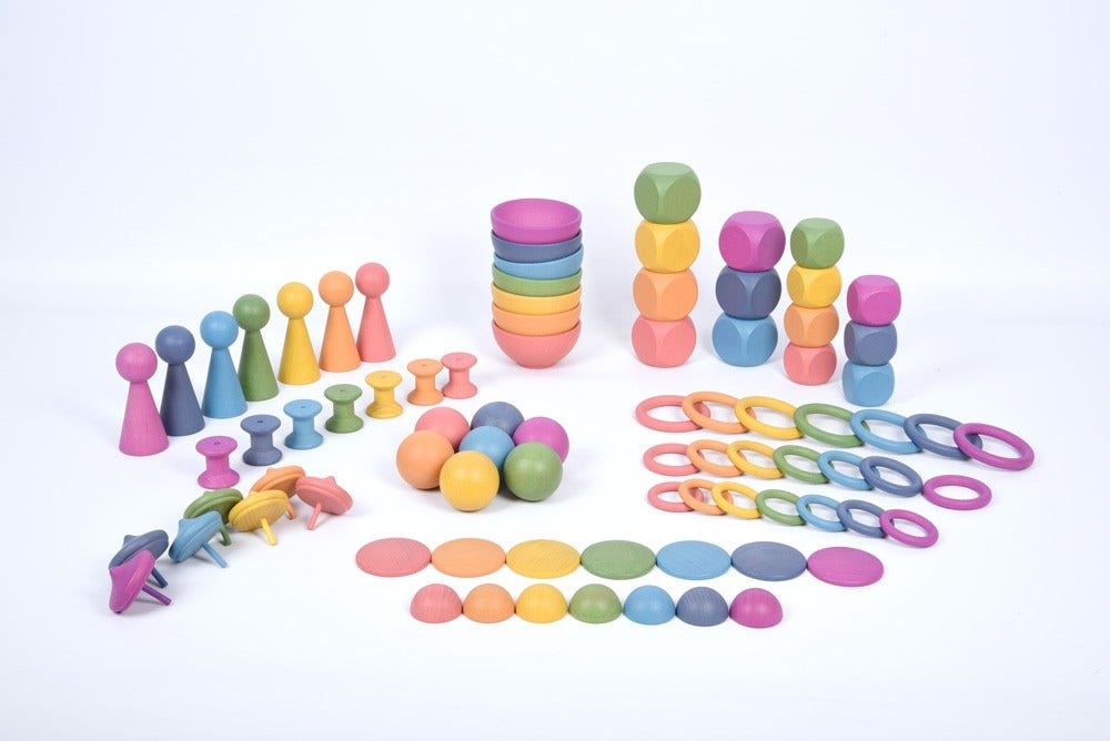Rainbow Wooden Super Set 84pc