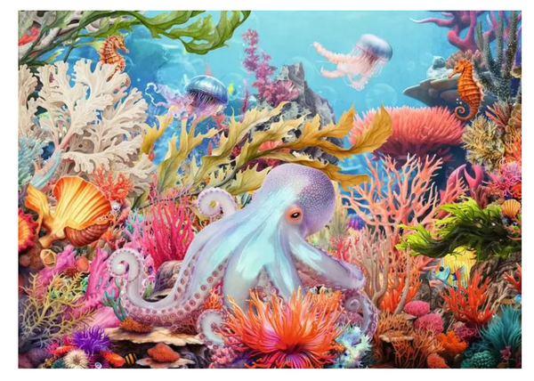 Reef Life 500 Pc Puzzle Large Format