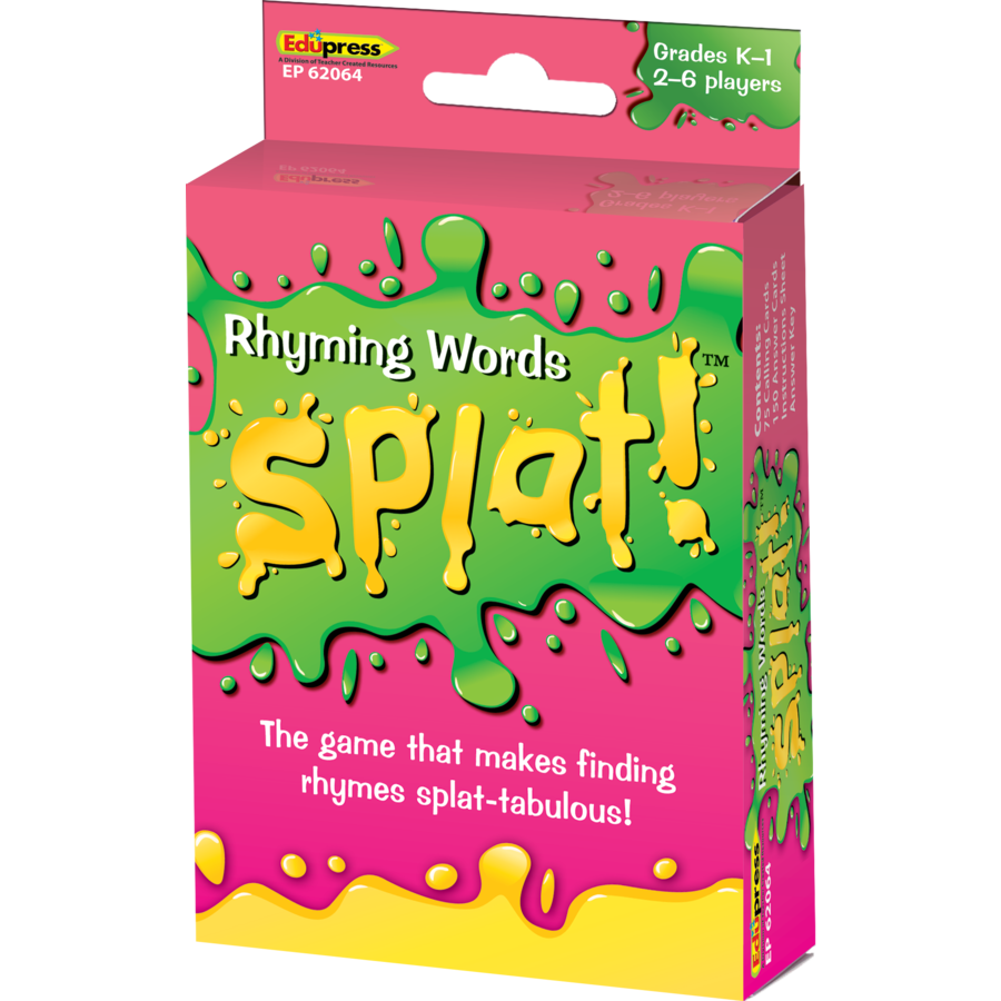 Rhyming Words Splat Game
