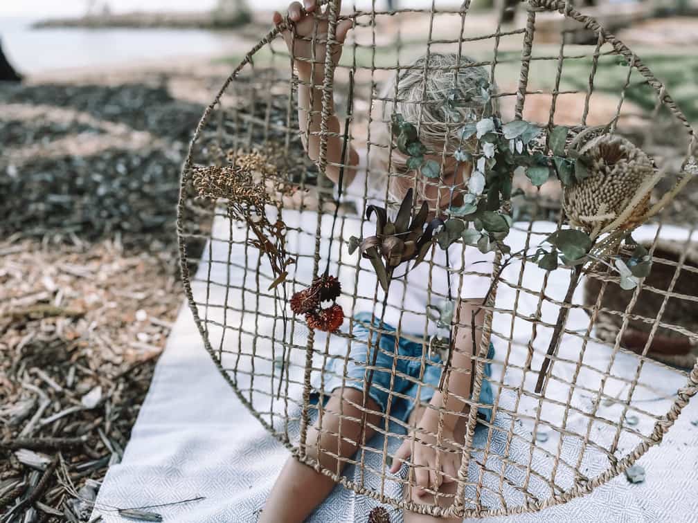 Round Nature Weaving Frame