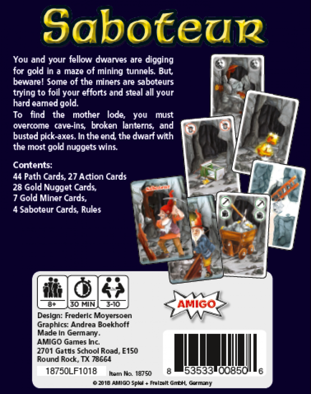 Saboteur by Amigo Games