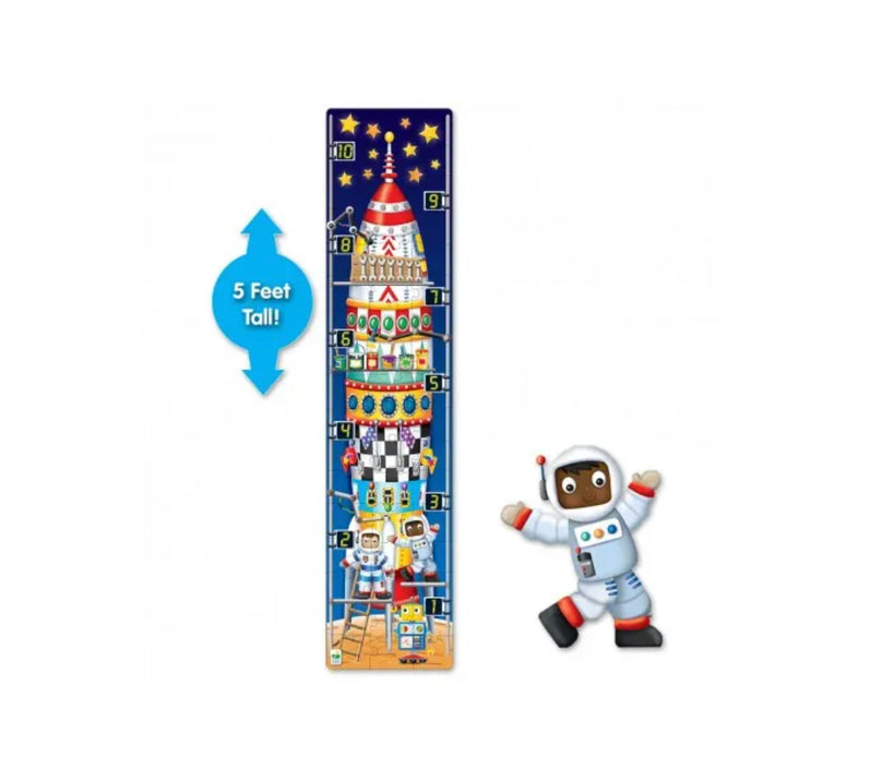 Long & Tall Puzzle 123 Rocket Ship