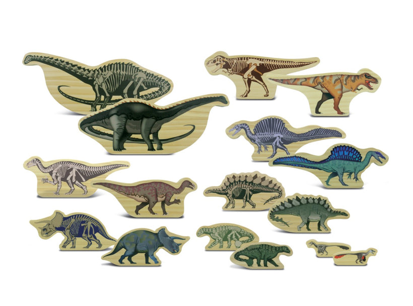 Dinosaur Wooden Characters