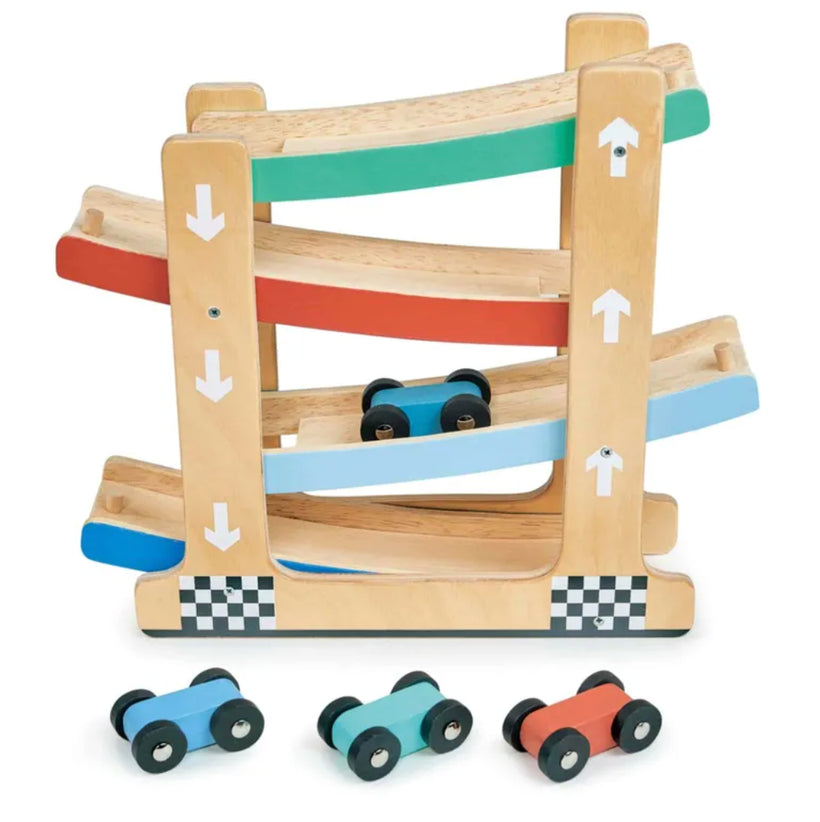 Wooden Ramp Racer Toy