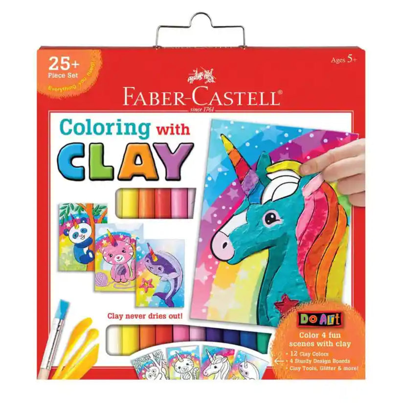 Do Art Coloring with Clay
