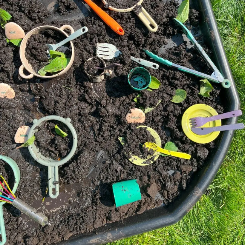 Mud Kitchen Messy Play