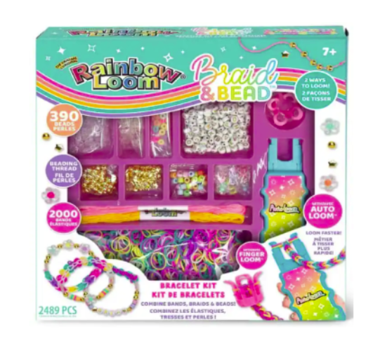 Rainbow Loom Braid & Bead Bracelet Kit