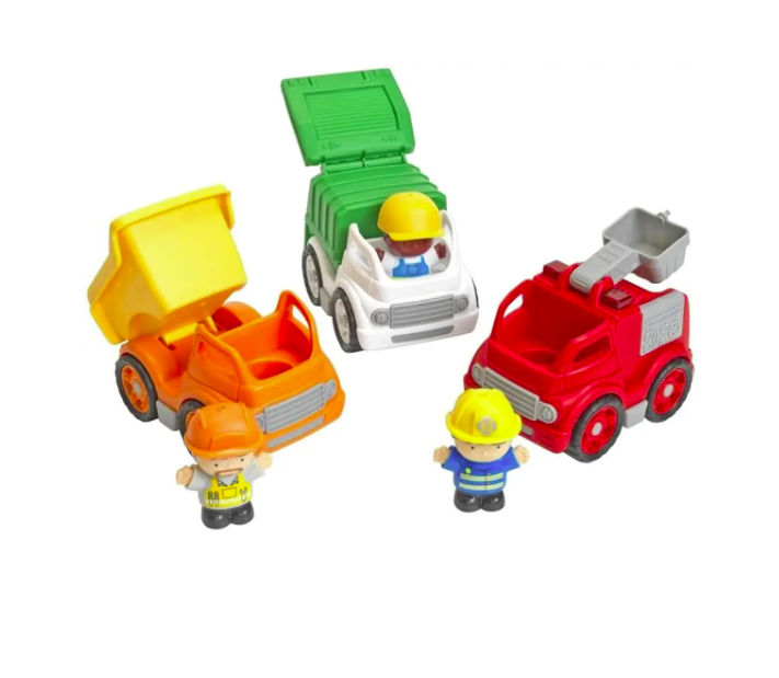 Mini Wheels Combo 3 Vehicles and 3 Figures