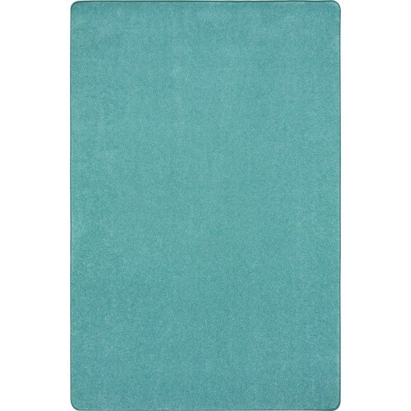 Just Kidding Rectangle Seafoam Carpet 6ft x 9ft