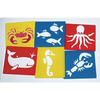 Sealife Stencils Set of 6