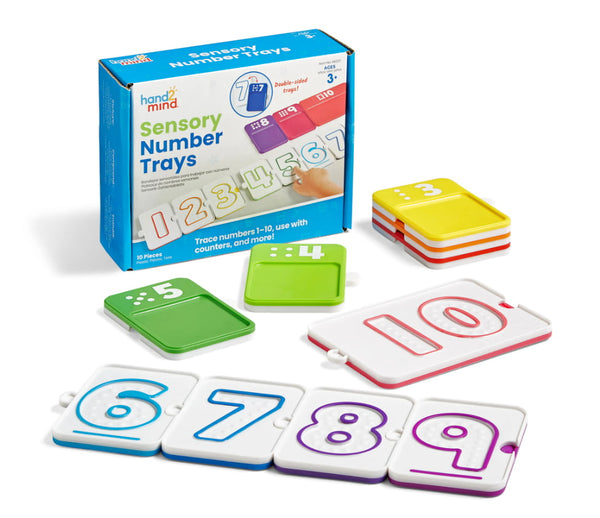 Sensory Number Trays