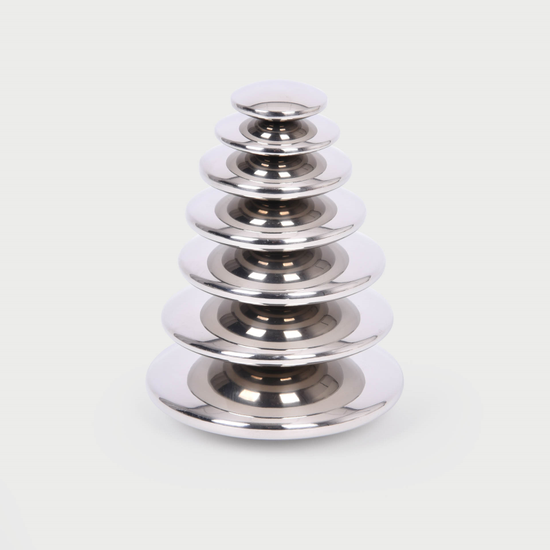 Sensory Reflective Silver Buttons