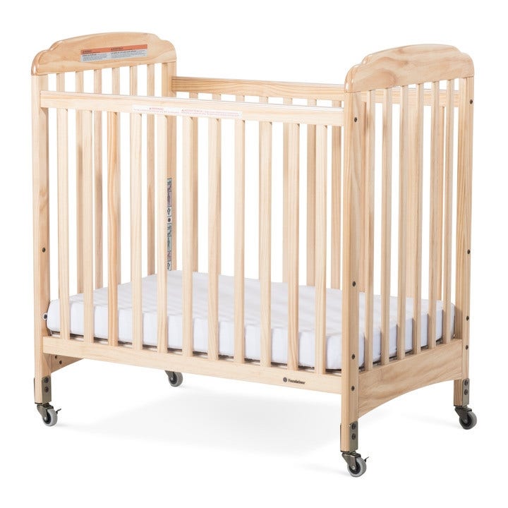 Serenity Crib Compact Fixed-Side w/ Adjustable Mattress Boar