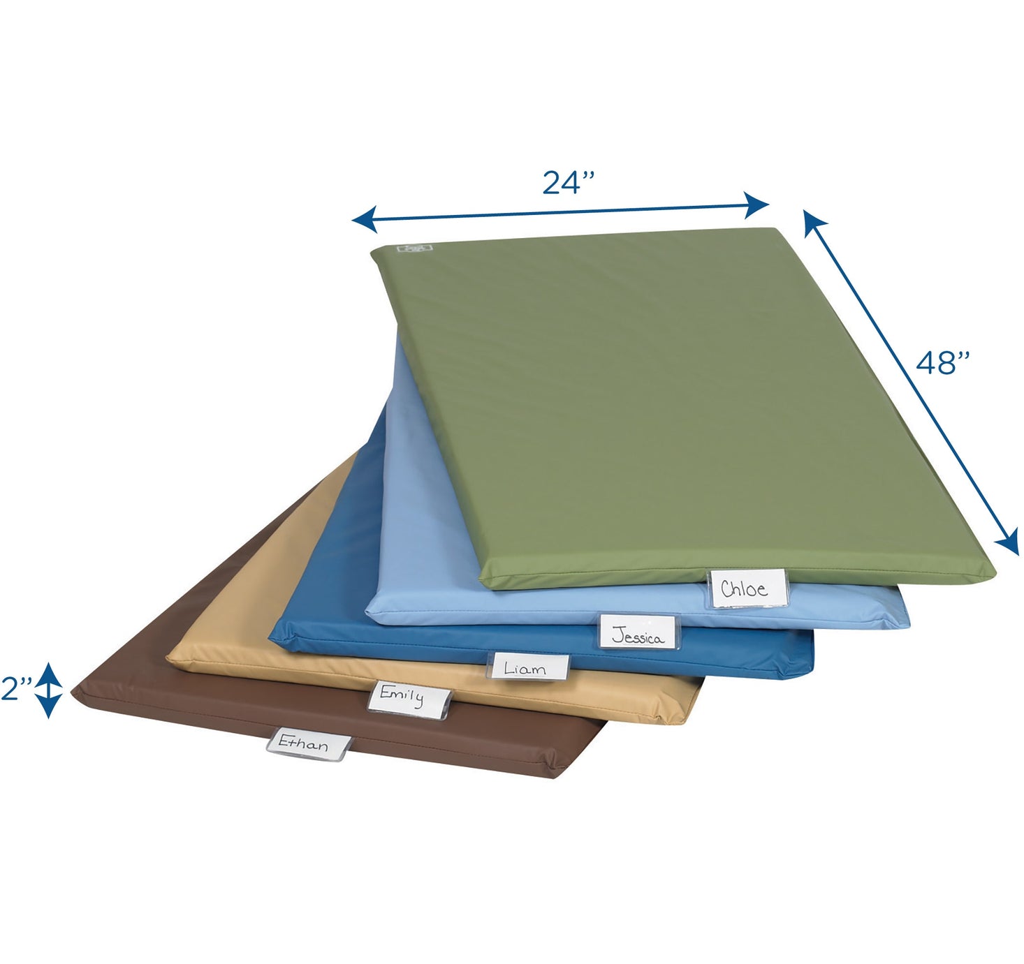 Set of 5 Cozy Woodland Rest Mats- Assorted Colours; 24 x 48