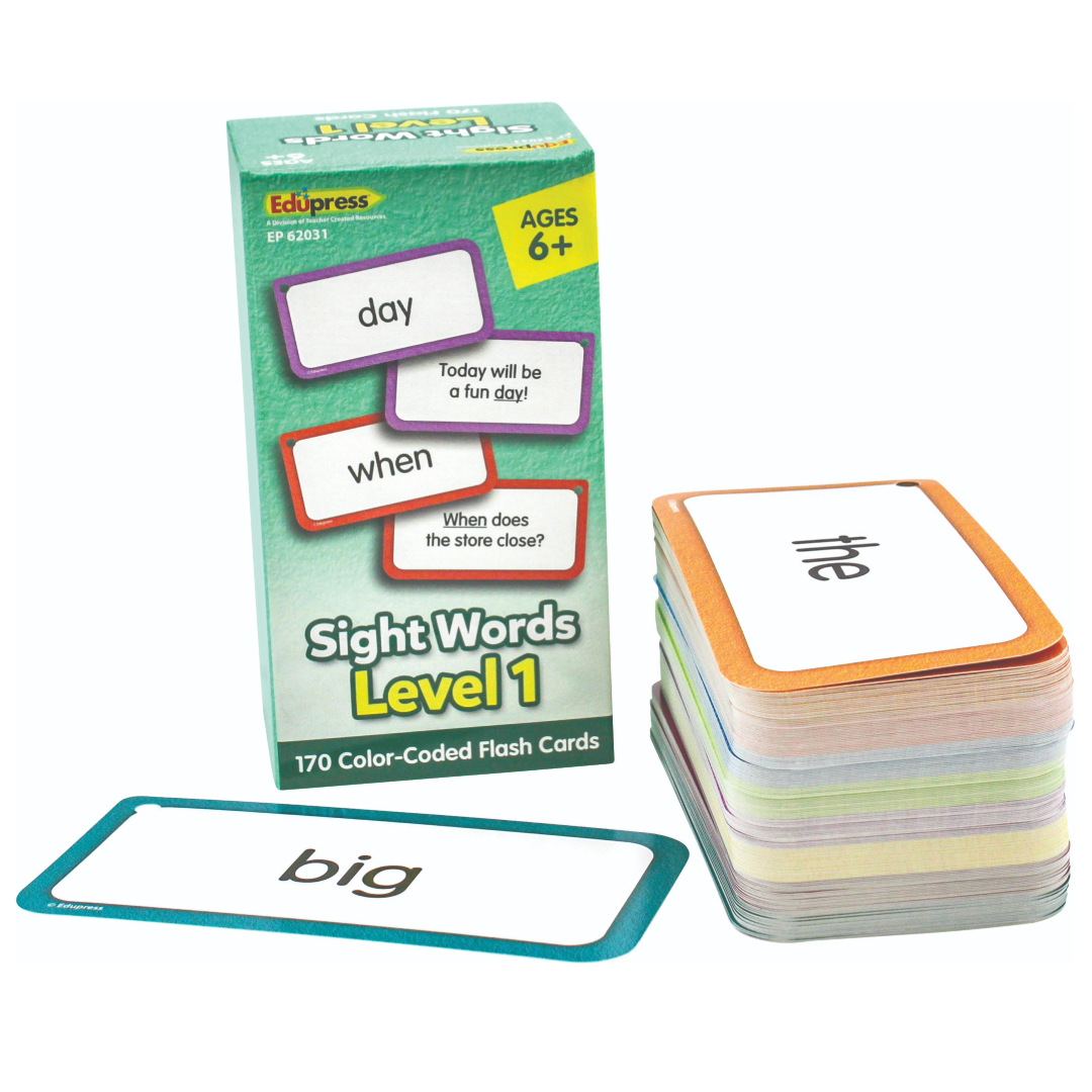 Sight Words Flash Cards Level 1