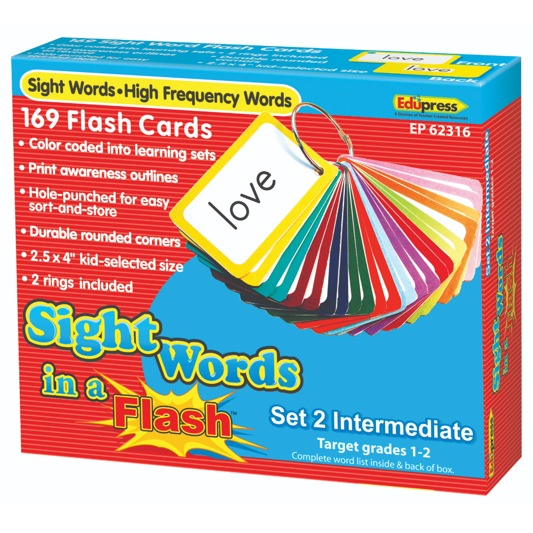 Sight Words in a Flash Cards Gr 1–2