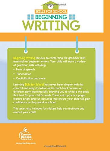 Skills for School Beginning Writing