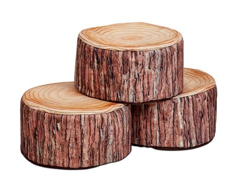 Small Log Seats
