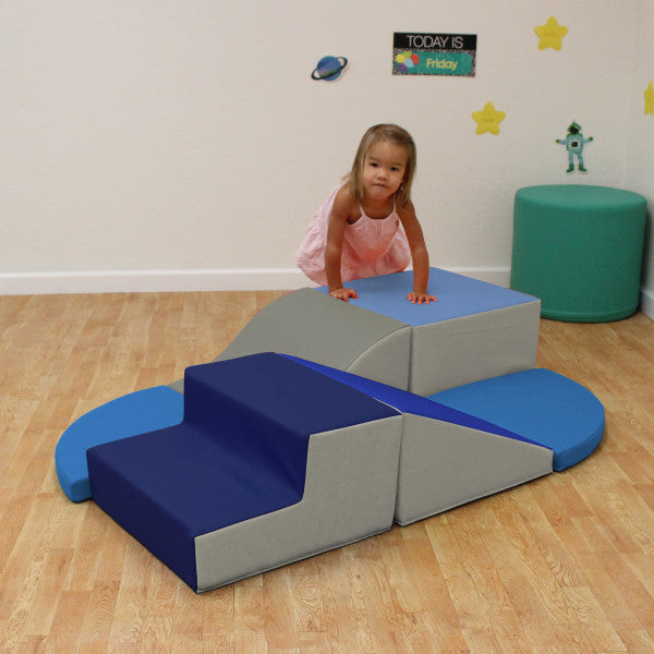 SoftScape Toddler Playtime All Around Climber Navy Powder Bl