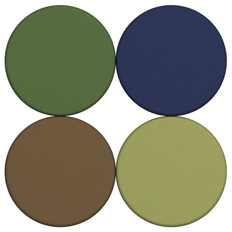 Softscape 18in Round Junior Ottoman 12in H 4 piece