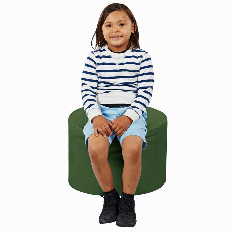 Softscape 18in Round Junior Ottoman 12in H 4 piece