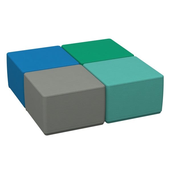 Softscape Square Ottoman Set of 4