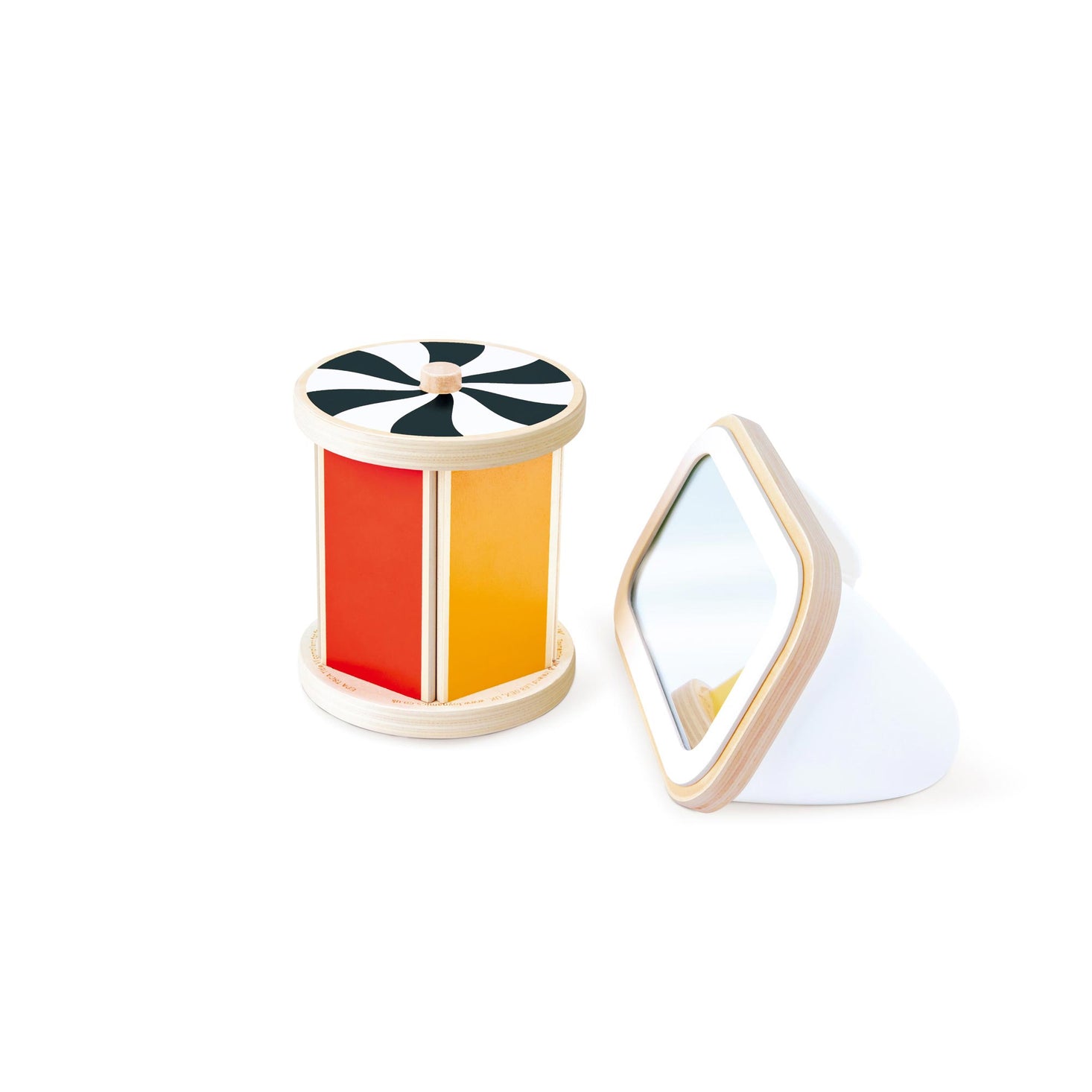 Spinning Drum With Mirror