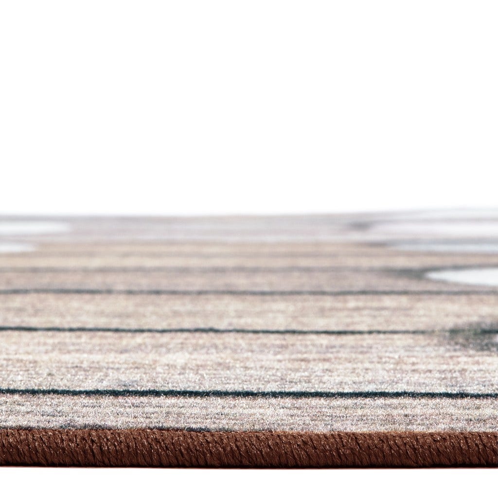 Stones Seating Rectangle Gray Carpet 8ft x 12ft