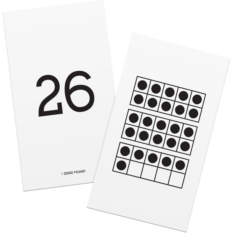 Ten Frame Cards 1-50