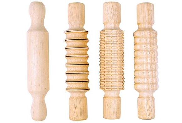Textured Rolling Pins Set of 4