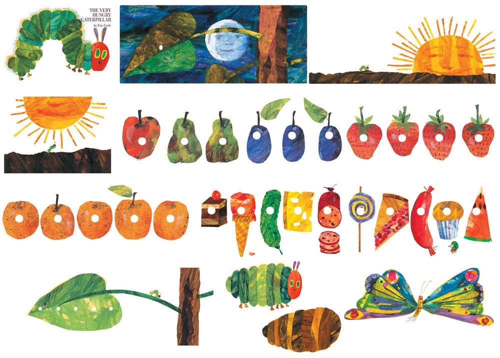 The Very Hungry Caterpillar Flannel Set