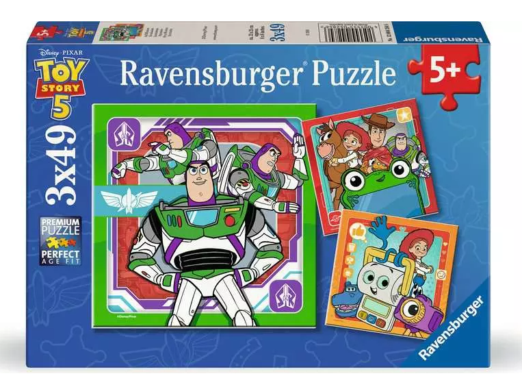 Toy Story 5 3x49 Pc Puzzle