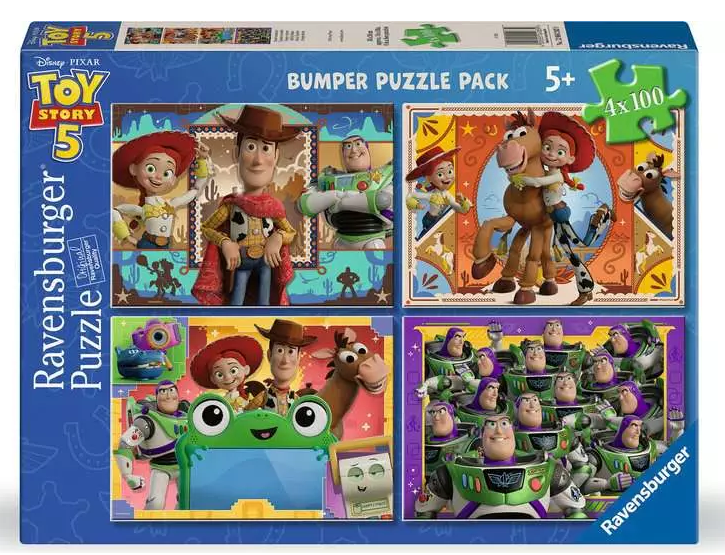 Toy Story 5 4x100 Pc Puzzle