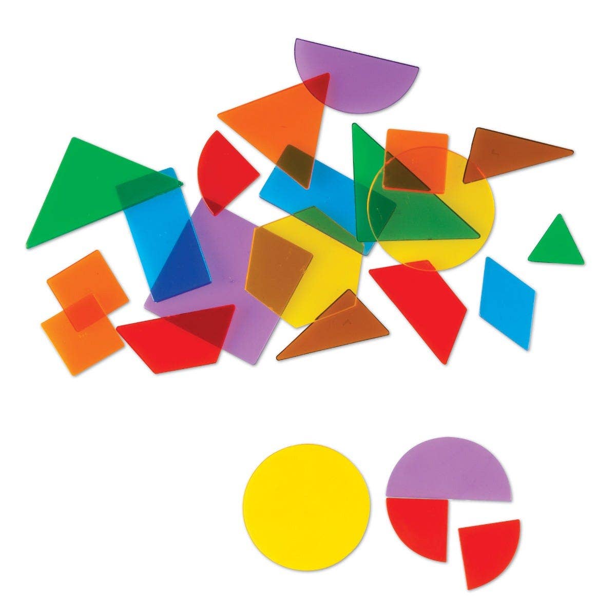 Translucent Geometric Shapes 408 pcs