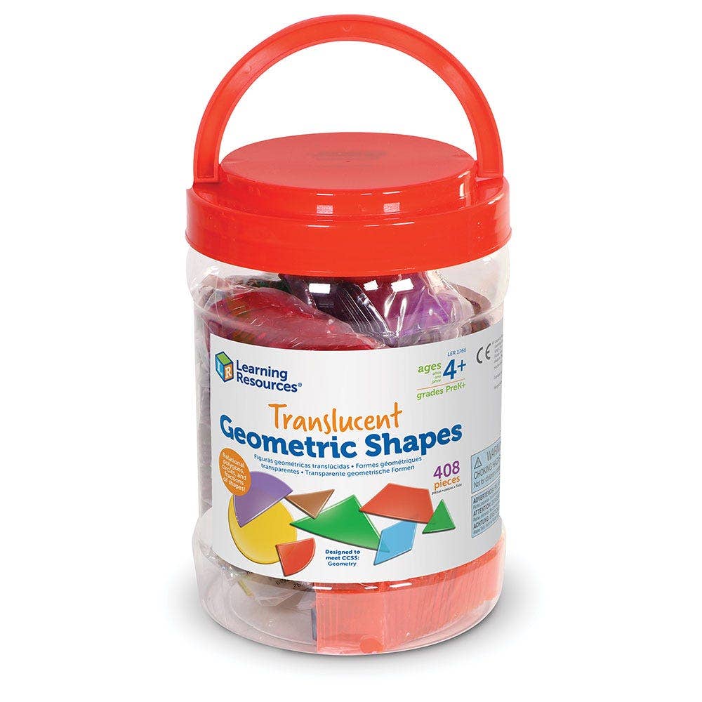 Translucent Geometric Shapes 408 pcs