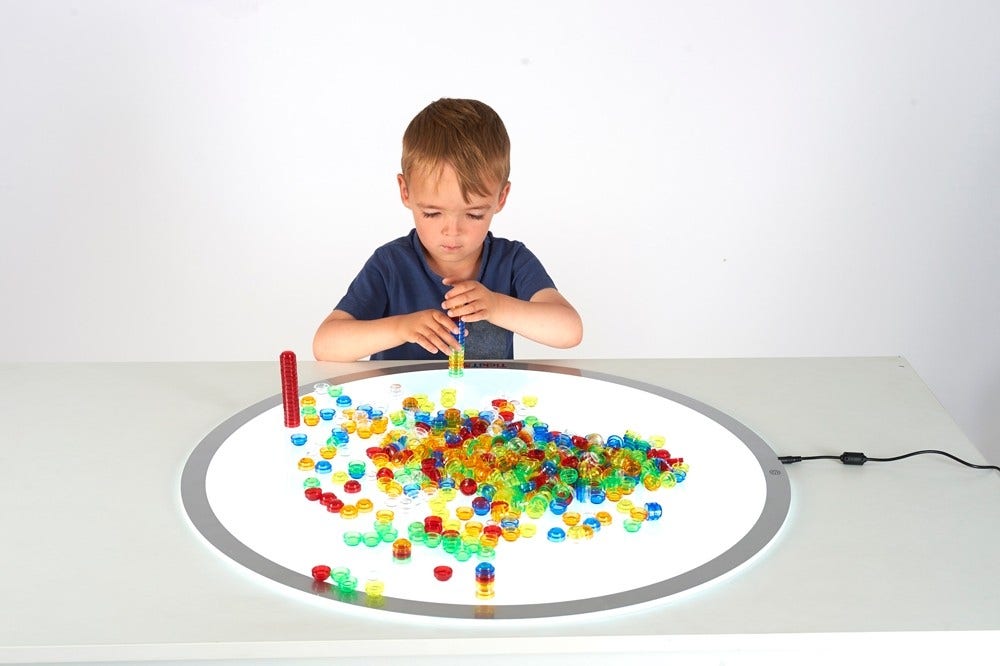 Translucent Colour Stackable Counters